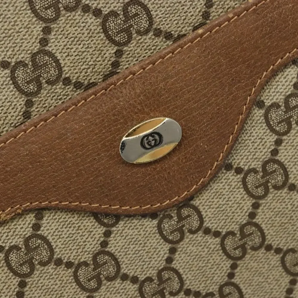 Gucci GG Supreme Web Tote Bag Beige